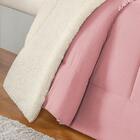 Coberdrom Aspen Solteiro Dupla Face Sherpa E Percal 180 Fios