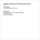 Coberdrom Atlanta Queen Sherpa Azul Claro