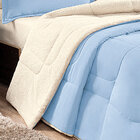 Coberdrom Atlanta Queen Sherpa Azul Claro