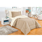 Coberdrom Atlanta Solteiro Sherpa Cáqui