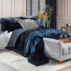 Coberdrom Avulso Canelado Boston Casal Padrão - Dupla Face Ma