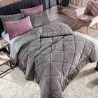 Coberdrom Avulso Canelado Boston Queen - Dupla Face Manta E S