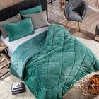 Coberdrom Avulso Canelado Boston Solteiro - Dupla Face Manta