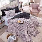 Coberdrom Avulso Nevada Estampado Losangos Preto Solteiro - D