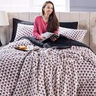 Coberdrom Avulso Nevada Estampado Losangos Preto Solteiro - D