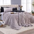 Coberdrom Avulso Nevada Estampado Losangos Preto Solteiro - D