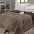 Coberdrom Casa Dona Casal 200x220cm Marrom