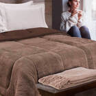 Coberdrom Casal Dupla Face Casa Dona Tabaco