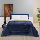 Coberdrom Casal King Everest Sherpa E Manta Microfibra 1 Peça