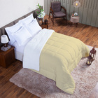 Coberdrom Casal Micropercal Felpudo Bege 2,40x2,20m Casa Dona