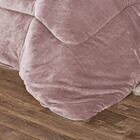 Coberdrom Casal Noruega Sherpa Manta Flannel 1pç - Rosé