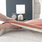 Coberdrom Casal Padrão 2,10m X 2,40m De Manta Fleece/sherpa F