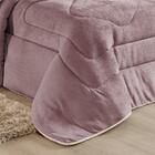 Coberdrom Casal Pele De Carneiro 01 Peça Rosê