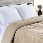 Coberdrom Casal Queen 1 Peça Cáqui