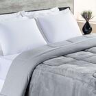 Coberdrom Casal Queen 1 Peça Cinza