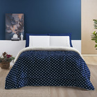 Coberdrom Cobertor Meggy Poá King Sherpa Manta Flannel Bolinh