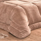 Coberdrom Cold Soft Microfibra Queen Bege 1 Peça 2,40m X 2,20m