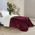 Coberdrom Diamond Solteiro Sherpa Com Manta Flannel 01 Peça -