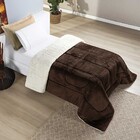 Coberdrom Diamond Solteiro Sherpa Com Manta Flannel 01 Peça -