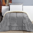 Coberdrom Diamond Solteiro Sherpa Com Manta Flannel 01 Peça -