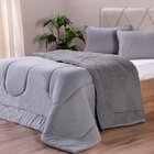 Coberdrom Duetto Tinto King Malha 100% Algodão 230x260cm Conc