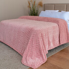 Coberdrom Edredom Manta Casal Aveludado Com Sherpa Soft Dupla