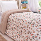 Coberdrom Fantasy Avião Solteiro Dupla Face Manta Soft Com Ma