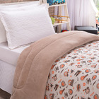 Coberdrom Fantasy Avião Solteiro Dupla Face Manta Soft Com Ma