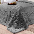 Coberdrom Floral Hibisco King 3 Peças Dupla Face Manta Microf