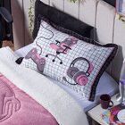 Coberdrom Game Streamer Solteiro 2 Peças Dupla Face Sherpa E