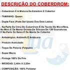 Coberdrom João Queen Dupla Face Edredom Cobertor + Tapete - M