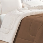 Coberdrom King Marrom Dupla Face Pele De Caneiro 2,80m X 2,40