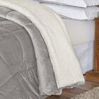 Coberdrom King Noruega Sherpa Manta Flannel 1pç - 100% Poliés