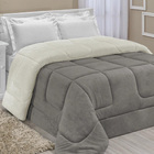 Coberdrom Magnus Casal Queen Dupla Face Sherpa Com Manta Soft