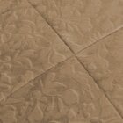 Coberdrom Plush Dupla Face 100% Poliéster  Bege Escuro - Casal