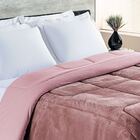 Coberdrom Queen Dupla Face Malha Algodão/mantinha 1 Peça - Ro