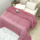 Coberdrom Queen Manta Edredom Canesoft Canelado Plush Soft -2