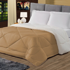 Coberdrom Quentinho Queen Sherpa Bege Casen