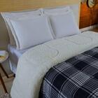 Coberdrom Robust King Manta Sherpa 1 Peça Cinza