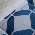 Coberdrom Robust Queen Manta Sherpa 1 Peça Azul