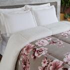 Coberdrom Robust Queen Manta Sherpa 1 Peça Cáqui