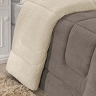 Coberdrom Robust Solteiro Manta Soft Sherpa Lã De Carneiro Pe