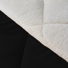 Coberdrom Sherpa 2 Em 1 Dupla Solteiro Face Preto Casen