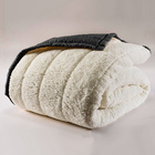 Coberdrom Sherpa 2 em 1 Noites Quentinhas Casal Queen Preto C