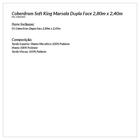 Coberdrom Sherpa King Dupla Face 2,80m X 2,40m Marsala