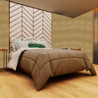 Coberdrom Sherpa Queen Moda Vegana Dupla Face 2 Em 1 Bege Cas