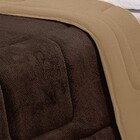 Coberdrom Solteiro Marrom Aconchego Casa Dona