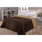 Coberdrom Solteiro Marrom Aconchego Casa Dona