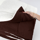 Coberdrom Tabaco Cobertor Queen Dupla Face + Jogo De Cama 400