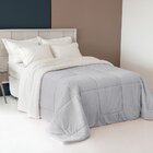 Coberdron Edredom Casal D. Face Sherpa Mantinha Cinza